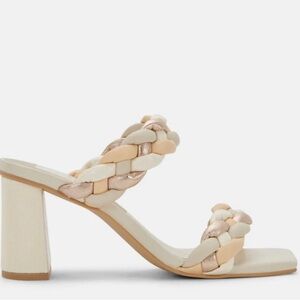 Dolce Vita Paily Braided Sandal in Ivory Stella